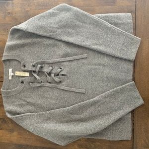 Madewell Merino Wool Lace-up Sweater (M)